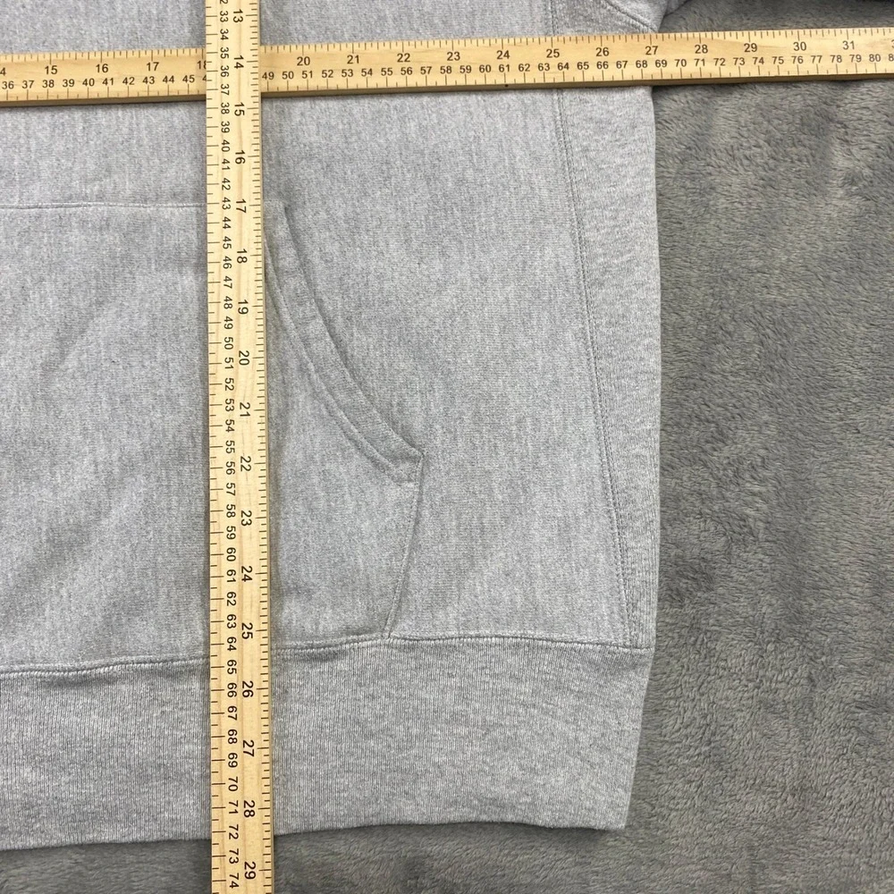 Vintage Champion Hoodie Reverse Weave XL Gray Pullover Heavyweight Sweatshirt - Picture 6 of 10